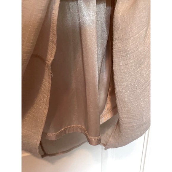 THML Women's Cream & Blue Embroidered Dress, Size M - Picture 3 of 11